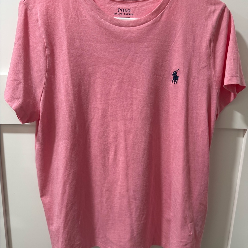 Polo by Ralph Lauren Men's Pink Short Sleeve Tee